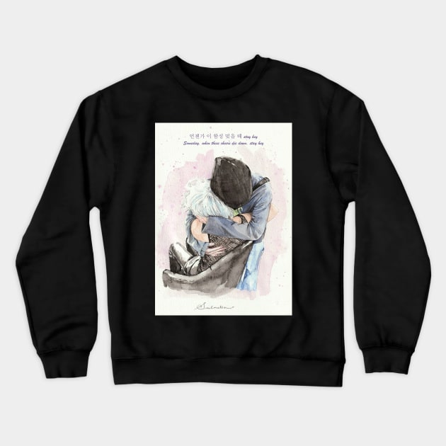 This is Love - Soulmate Lyrics Vsn Crewneck Sweatshirt by emopod